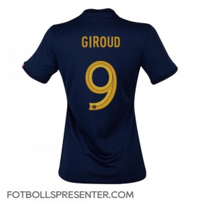 Frankrike Olivier Giroud #9 Hemma Matchtröja Dam VM 2022 Kortärmad
